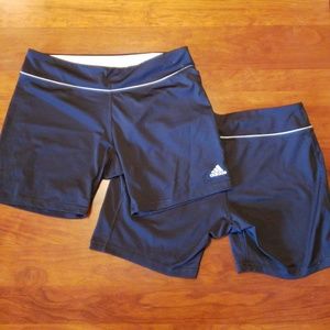 Two Pairs of Black Identical Adidas Spandex
